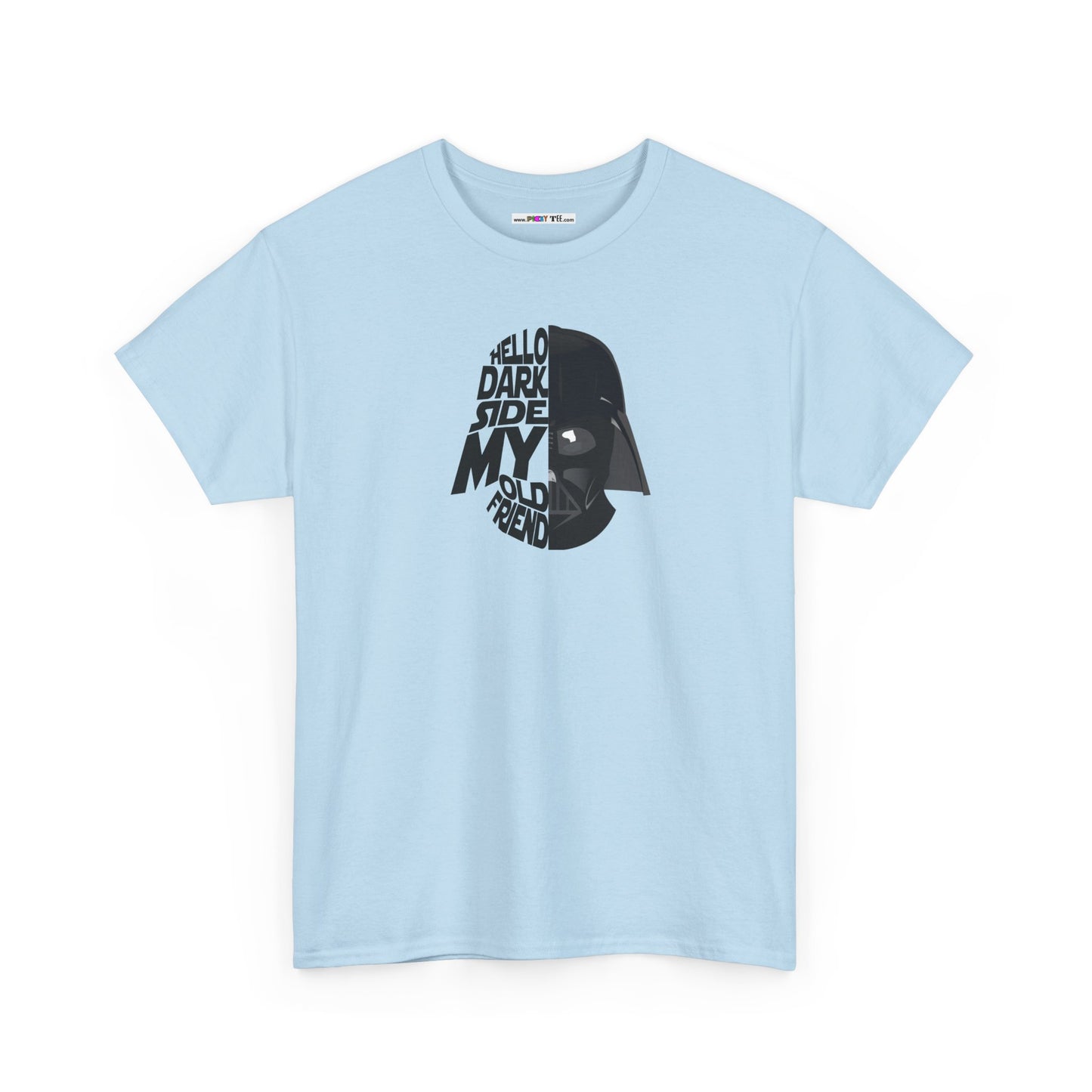 HELLO DARKSIDE MY OLD FRIEND Unisex Heavy Cotton Tee