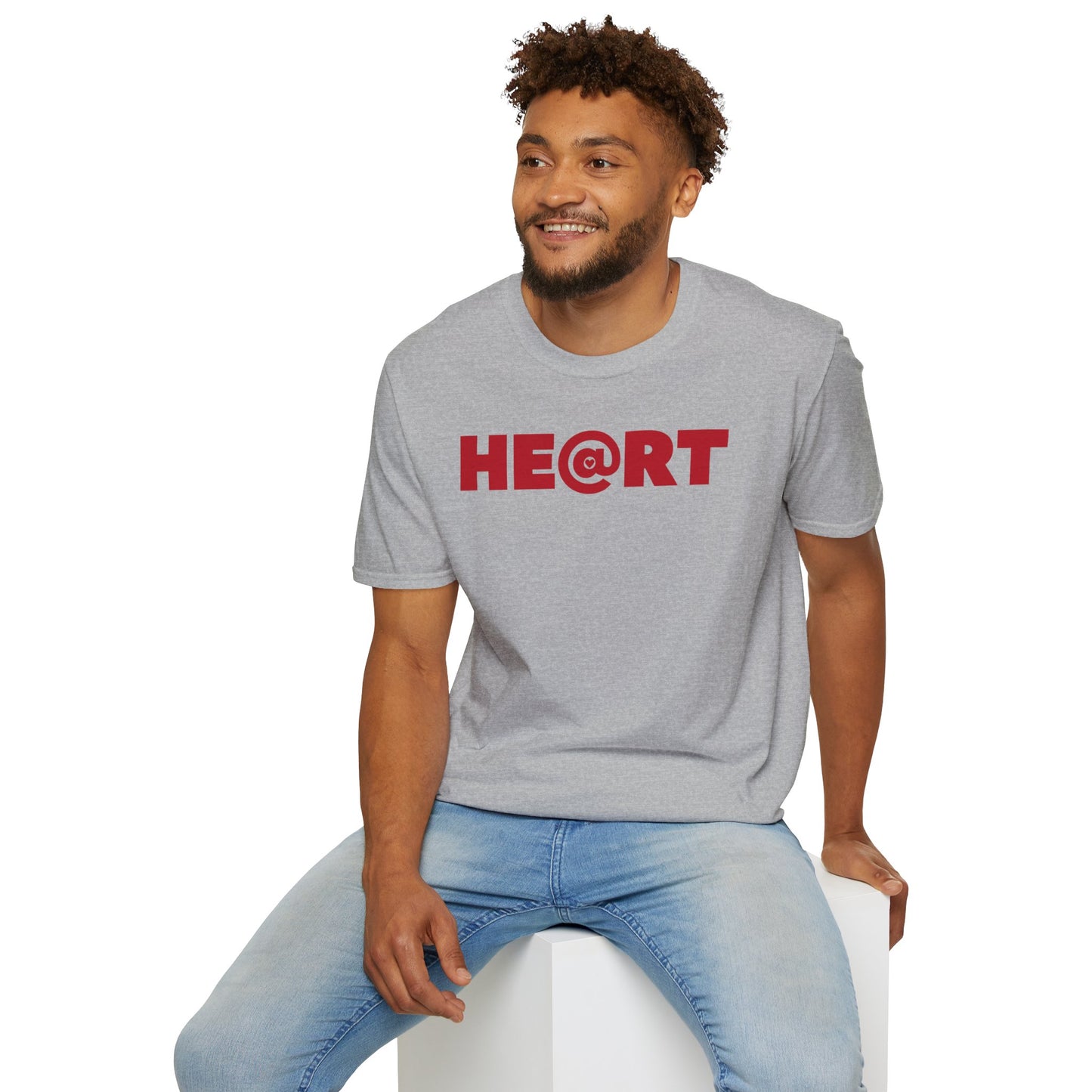 AT HEART Unisex Softstyle 100% Cotton T-Shirt