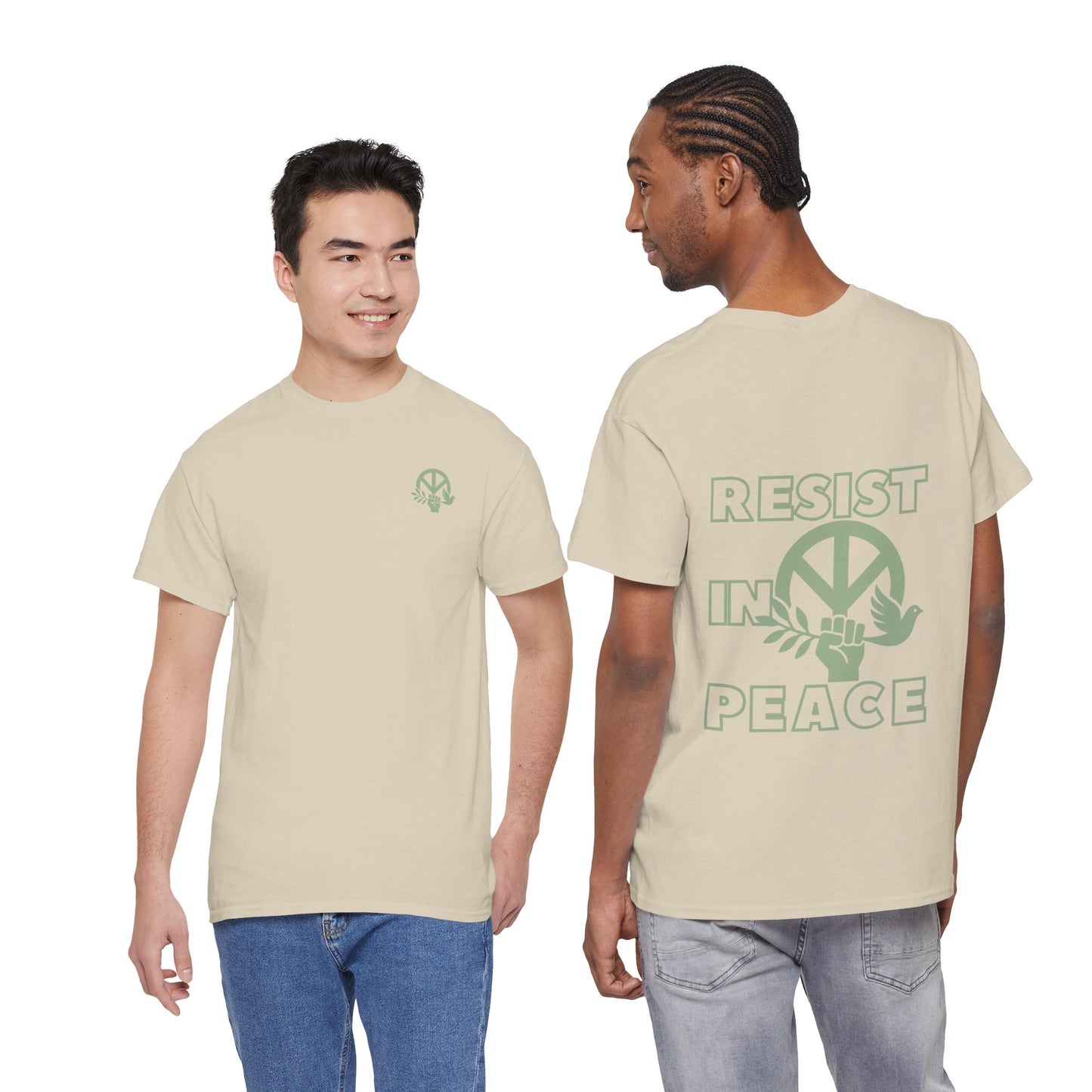 RESIST IN PEACE Unisex Heavy Cotton Tee