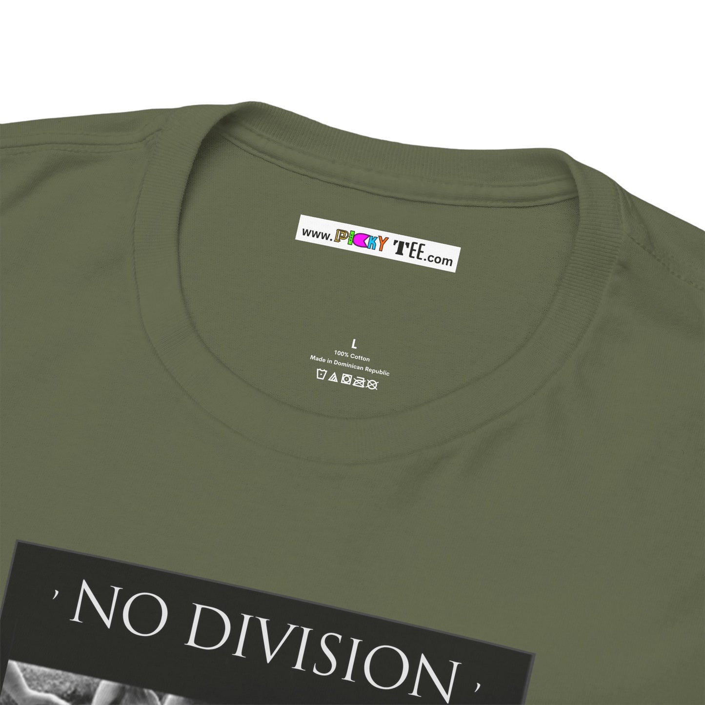 'NO DIVISION' LOVE WILL TREAD US A PATH Unisex Heavy Cotton Tee