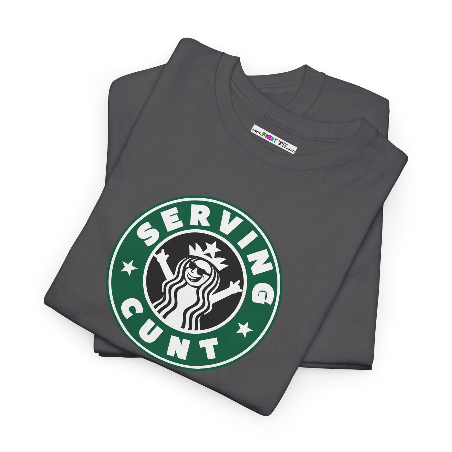 SERVINGCUNT Unisex Heavy Cotton Tee