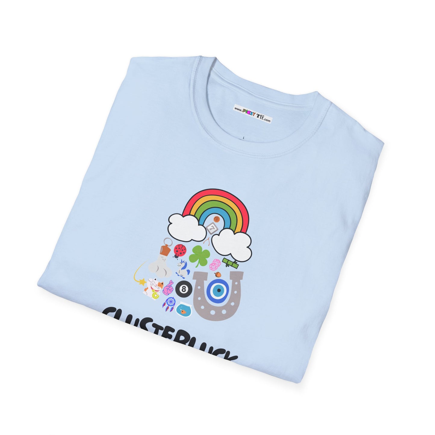 CLUSTERLUCK Unisex Softstyle 100% Cotton T-Shirt