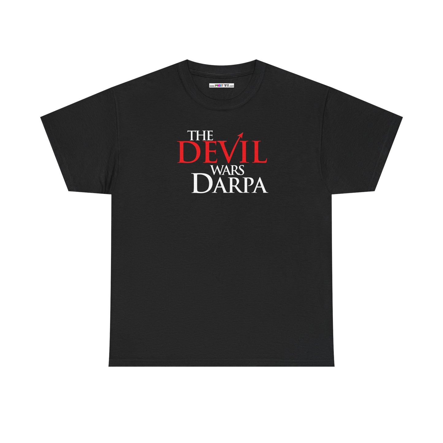 THE DEVIL WARS DARPA Unisex Heavy Cotton Tee