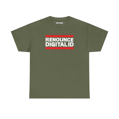 RENOUNCE DIGITAL ID Unisex Heavy Cotton Tee
