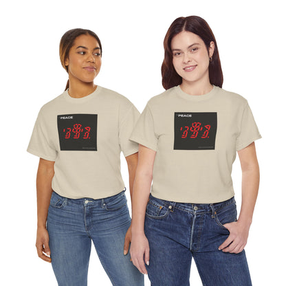 the PEACE ghost in the war-machine Unisex Heavy Cotton Tee