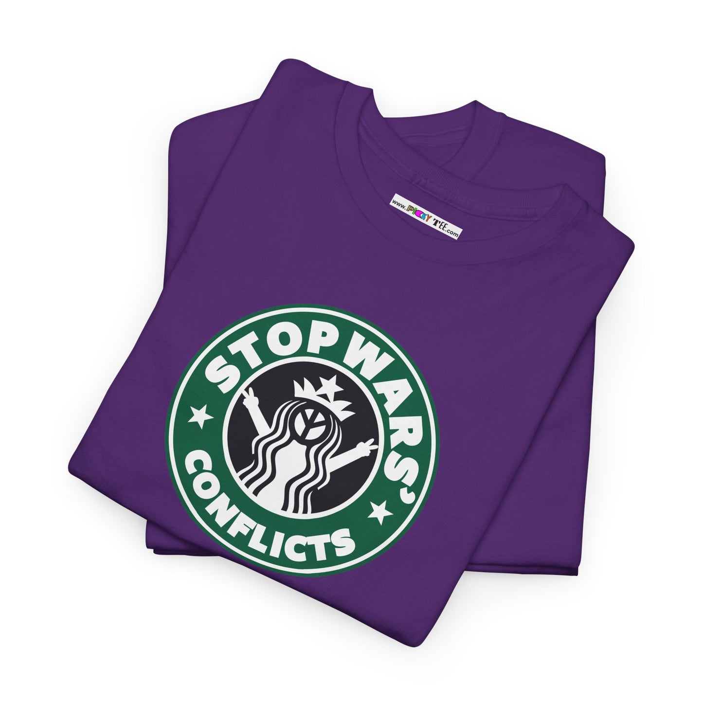 STOP WARS' CONFLICTS Unisex Heavy Cotton Tee