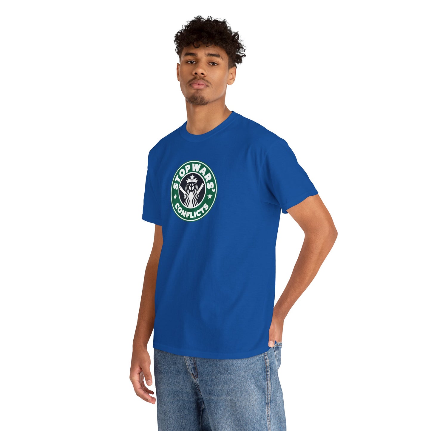 STOP WARS' CONFLICTS Unisex Heavy Cotton Tee