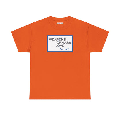 WEAPONS OF MASS LOVE Unisex Heavy Cotton Tee