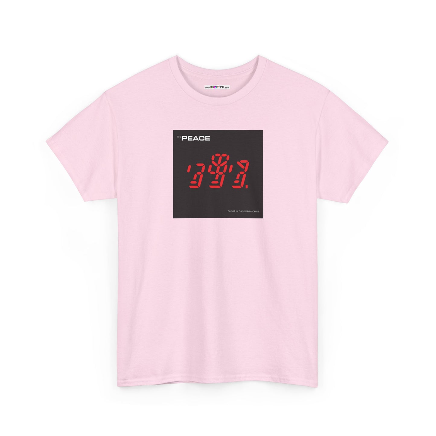the PEACE ghost in the war-machine Unisex Heavy Cotton Tee