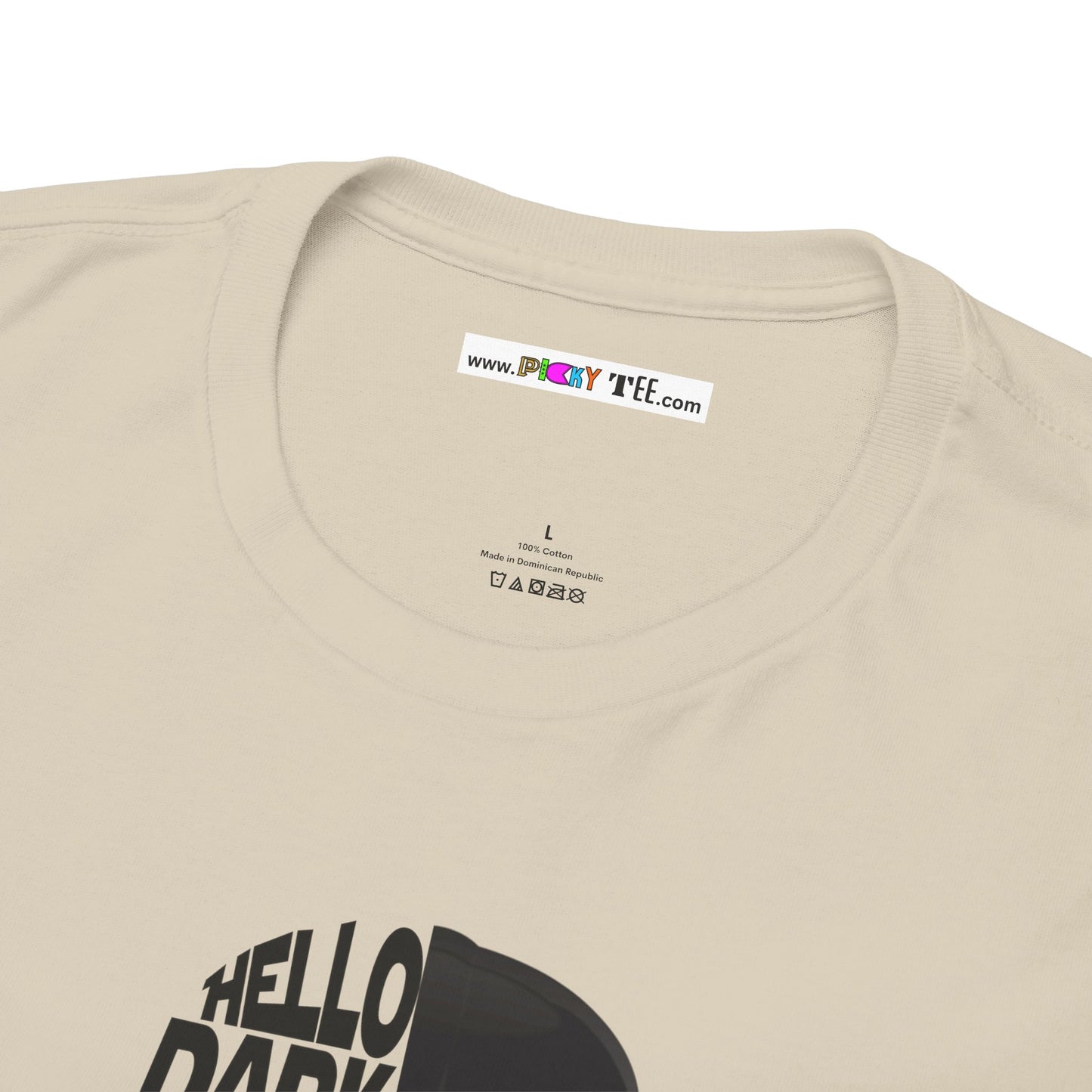 HELLO DARKSIDE MY OLD FRIEND Unisex Heavy Cotton Tee