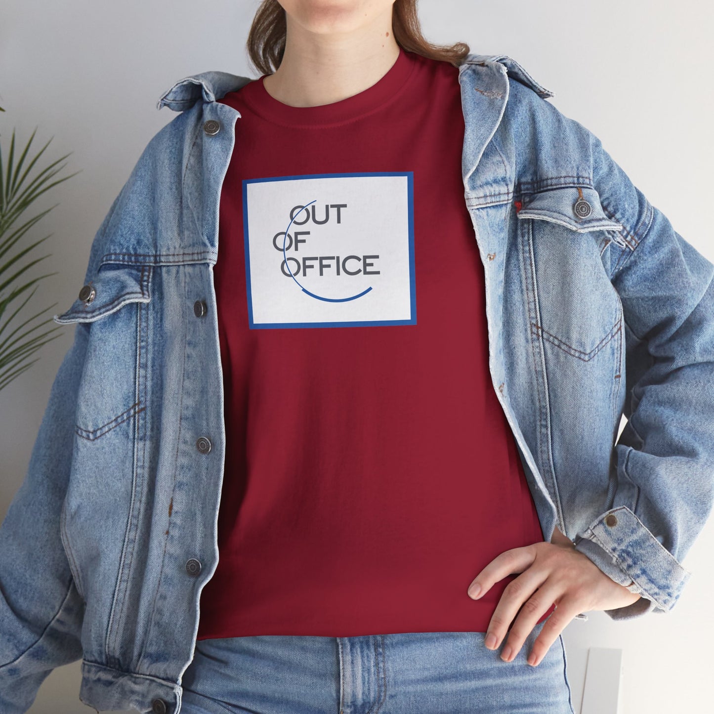 OUT OF OFFICE Unisex Heavy Cotton Tee