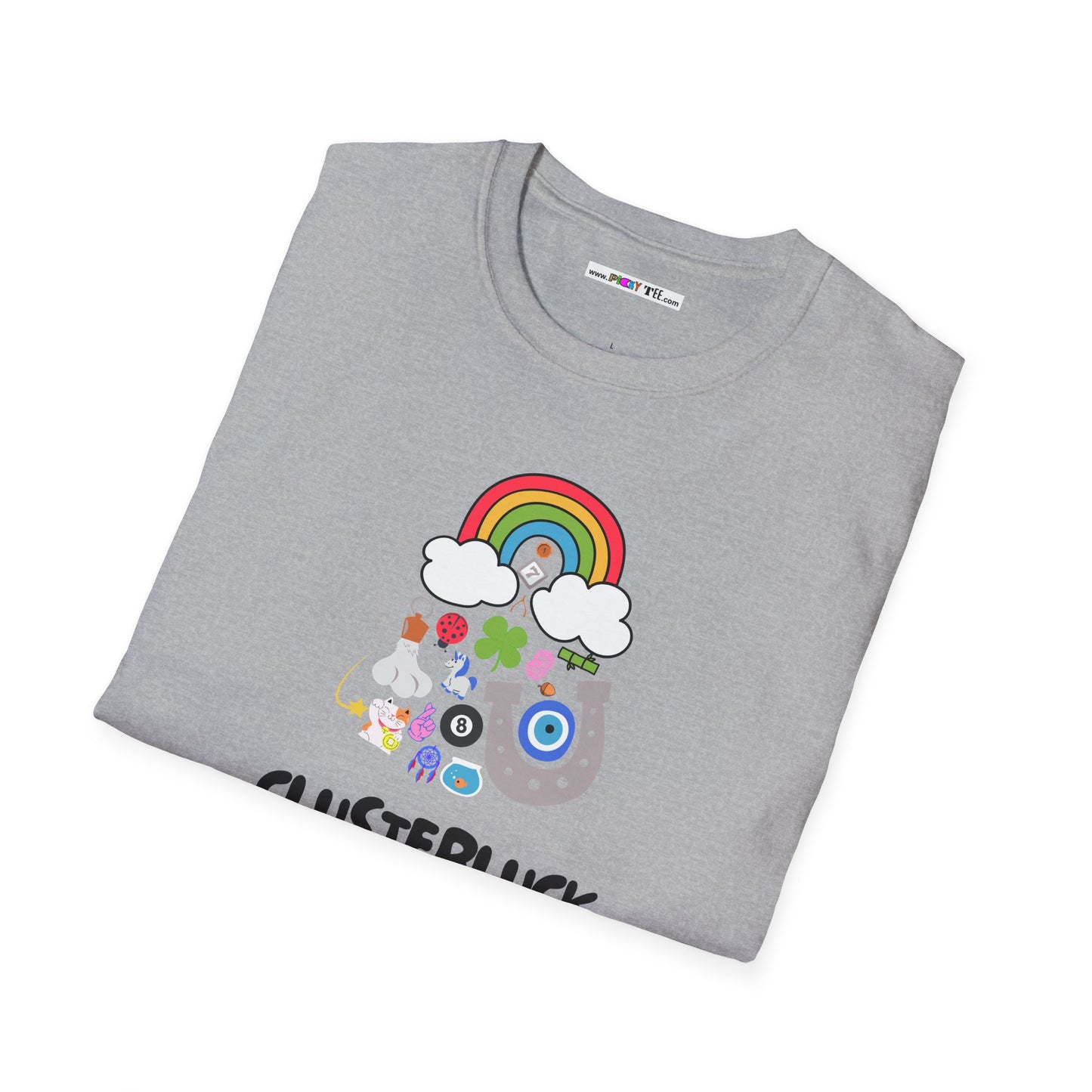 CLUSTERLUCK Unisex Softstyle 100% Cotton T-Shirt