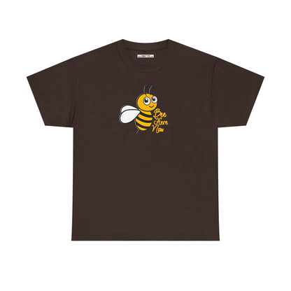 Bee Here Now Unisex Heavy Cotton Tee