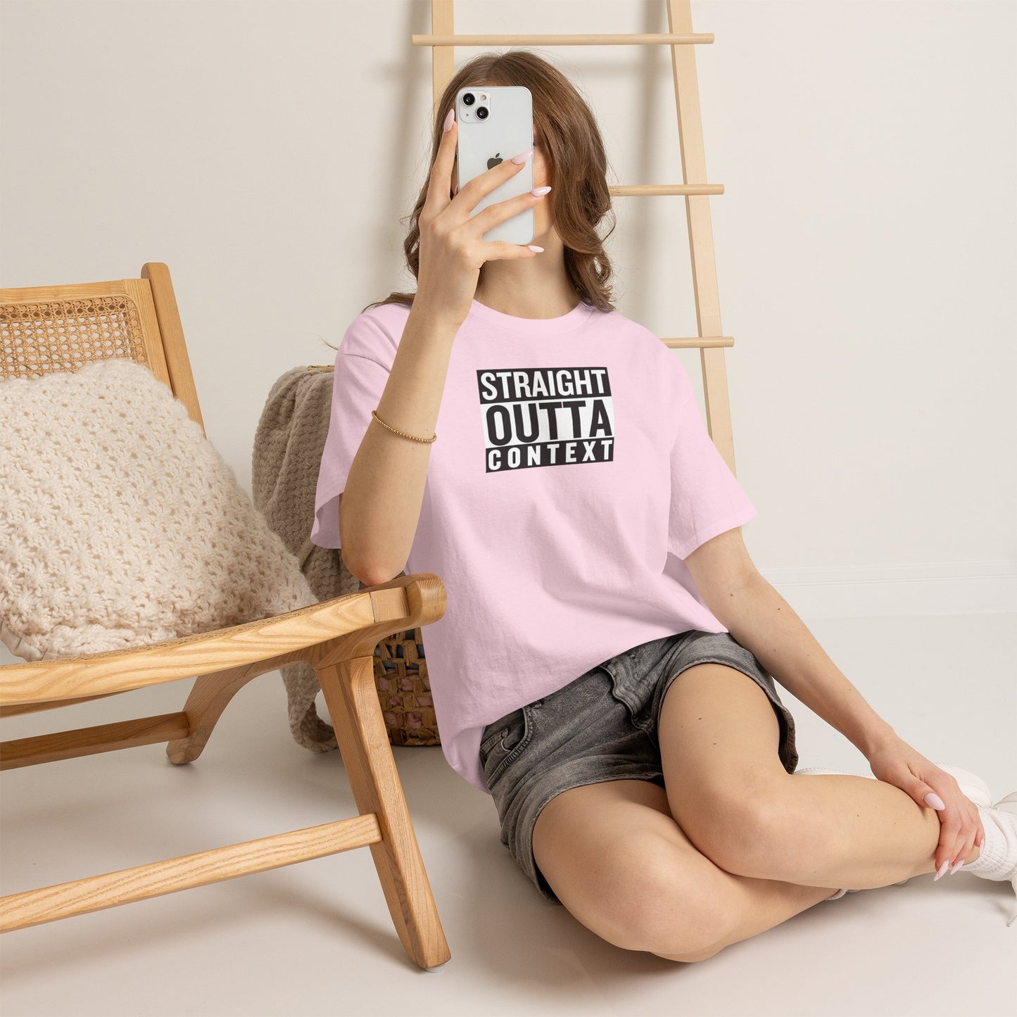 STRAIGHT OUTTA CONTEXT Unisex Heavy Cotton Tee