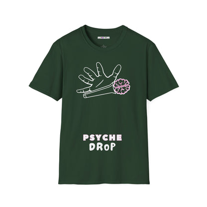 PSYCHE drop Unisex Softstyle 100% Cotton T-Shirt