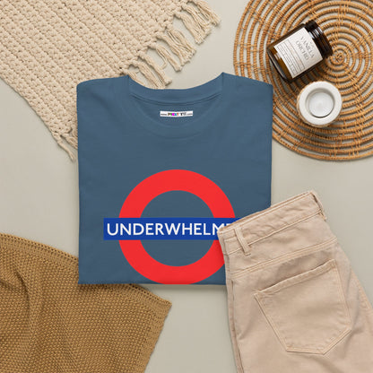 UNDERWHELMED Unisex Heavy Cotton Tee