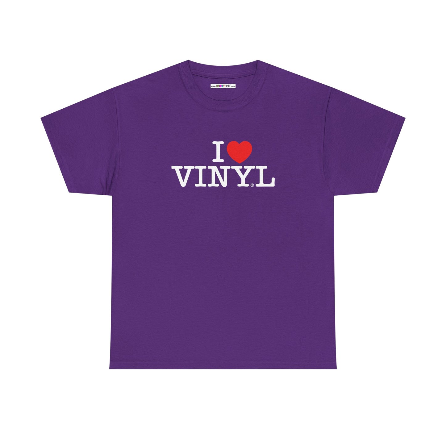 I ❤️ VINYL Unisex Heavy Cotton Tee