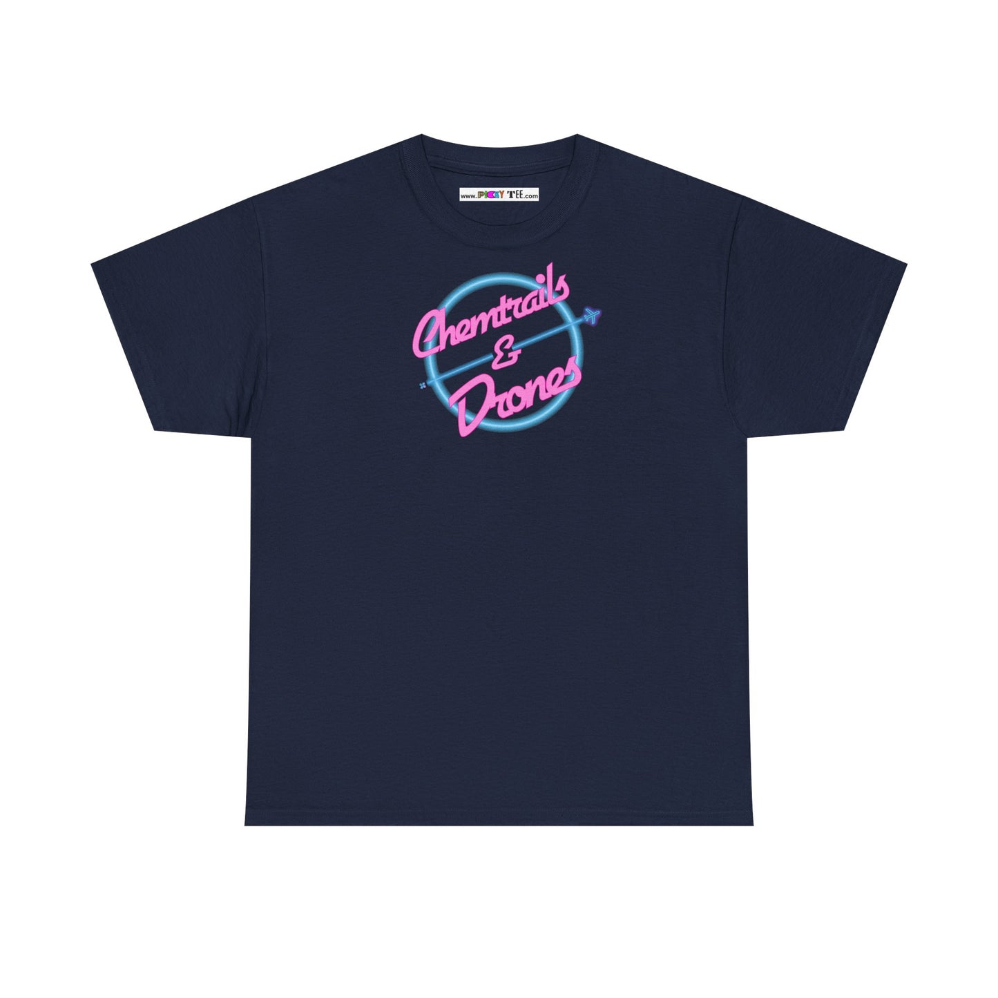 Chemtrails & Drones Unisex Heavy Cotton Tee
