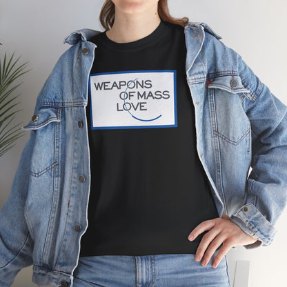 WEAPONS OF MASS LOVE Unisex Heavy Cotton Tee