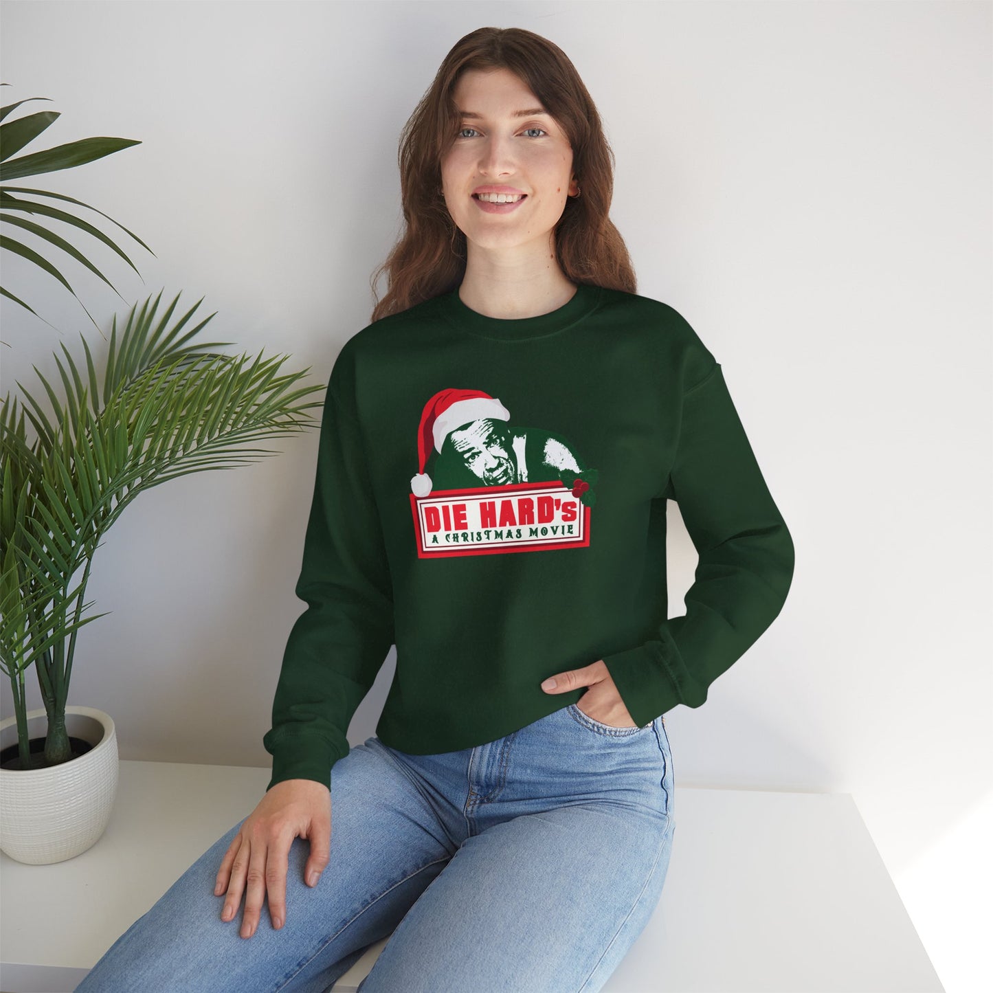 DIE HARD'S A CHRISTMAS MOVIE Unisex Heavy Blend™ Crewneck Sweatshirt