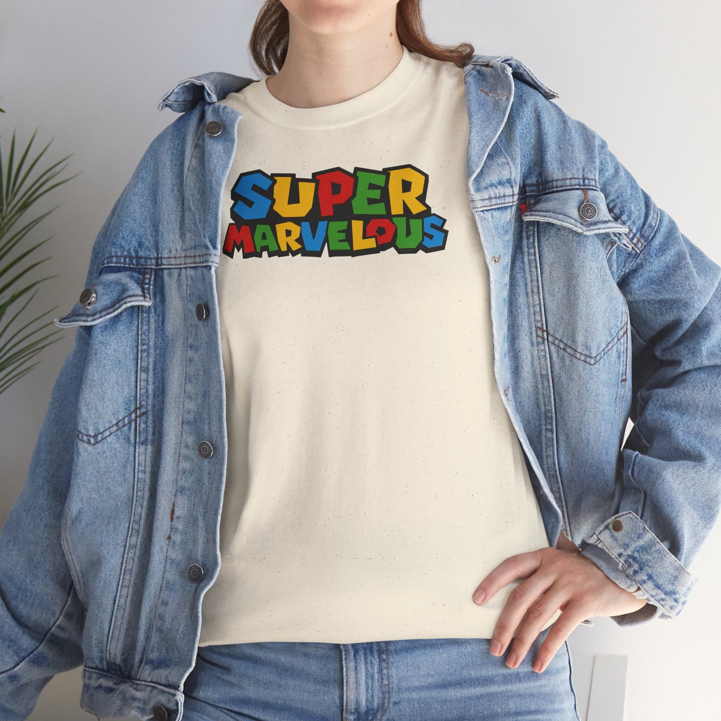 SUPER MARVELOUS Unisex Heavy Cotton Tee