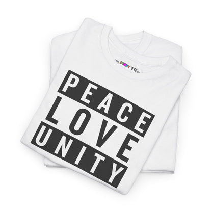 PEACELOVEUNITY Unisex Heavy Cotton Tee