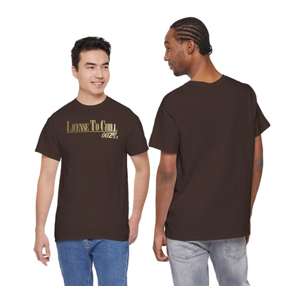 LICENSE TO CHILL 00Zzz Unisex Heavy Cotton Tee