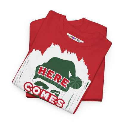 HERE COMES JOLLY!  Unisex Heavy Cotton Tee