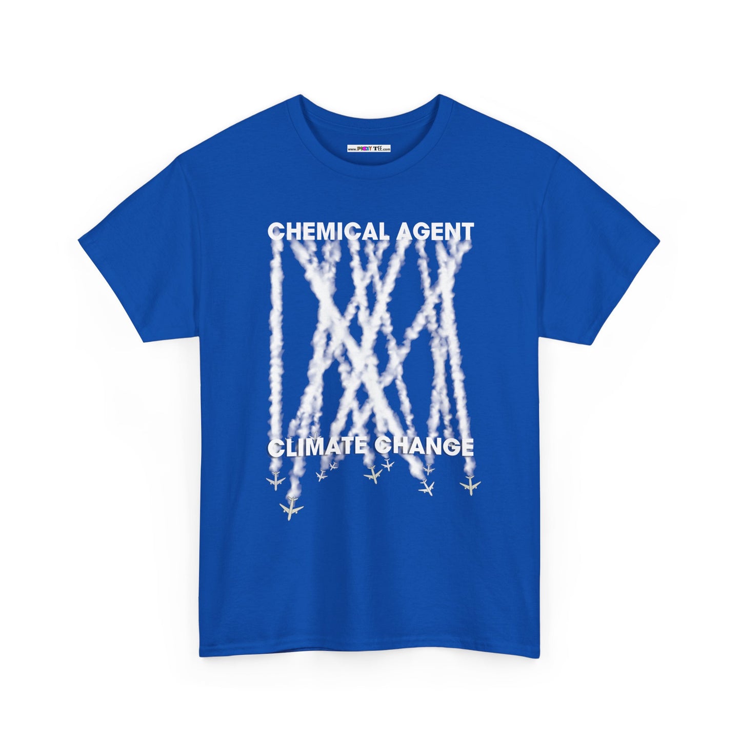 CHEMICAL AGENT/CLIMATE CHANGE Unisex Heavy Cotton Tee