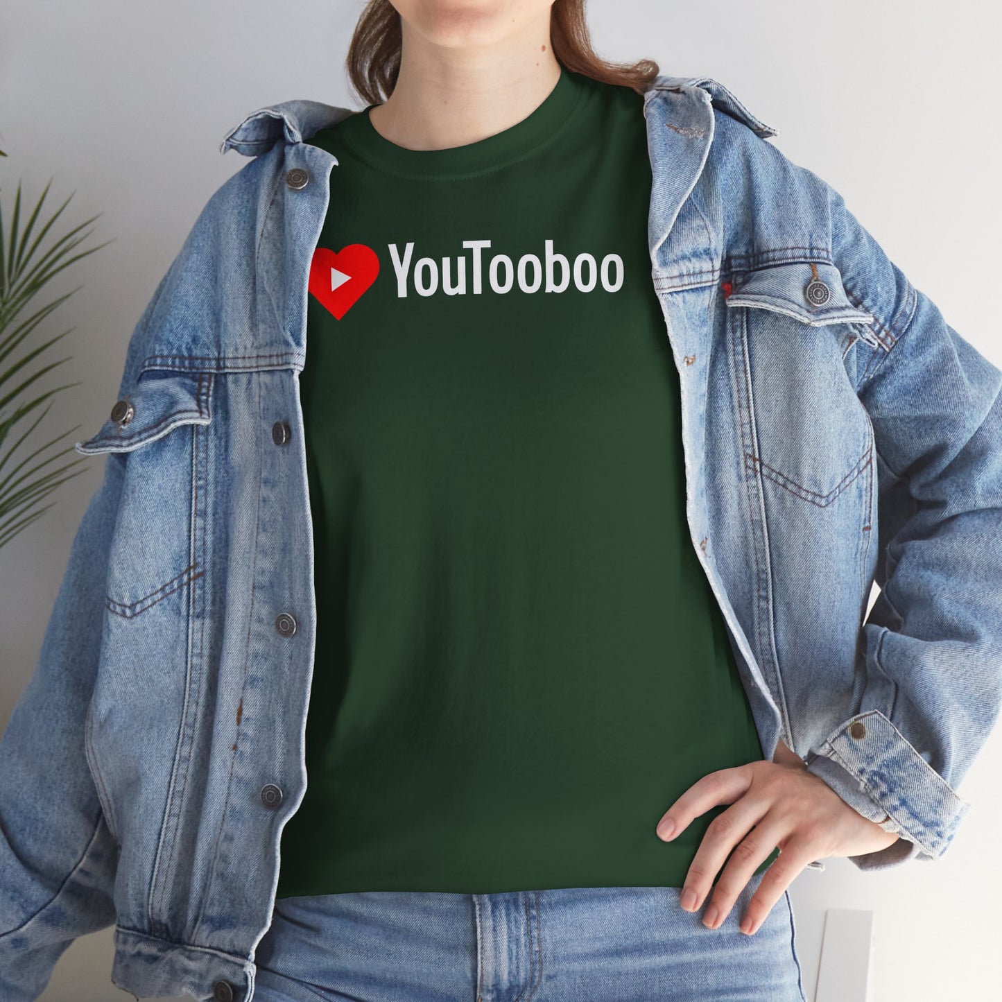 HEART Youtooboo Unisex Heavy Cotton Tee