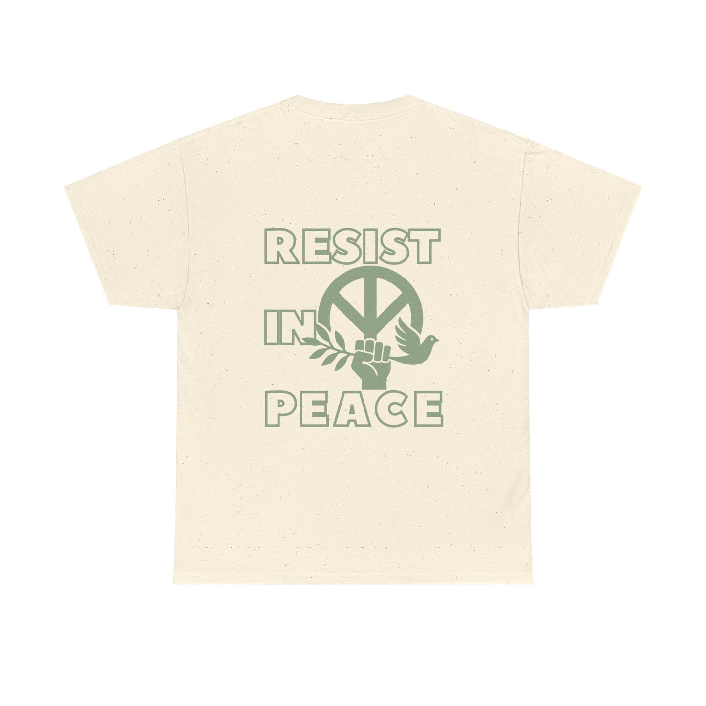 RESIST IN PEACE Unisex Heavy Cotton Tee