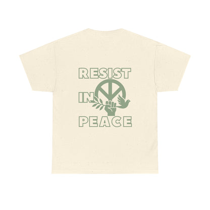RESIST IN PEACE Unisex Heavy Cotton Tee