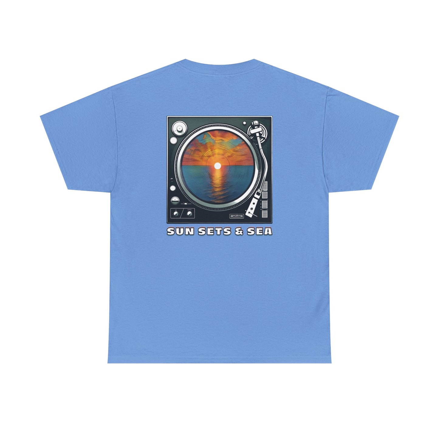 SUN SETS & SEA Unisex Heavy Cotton Tee