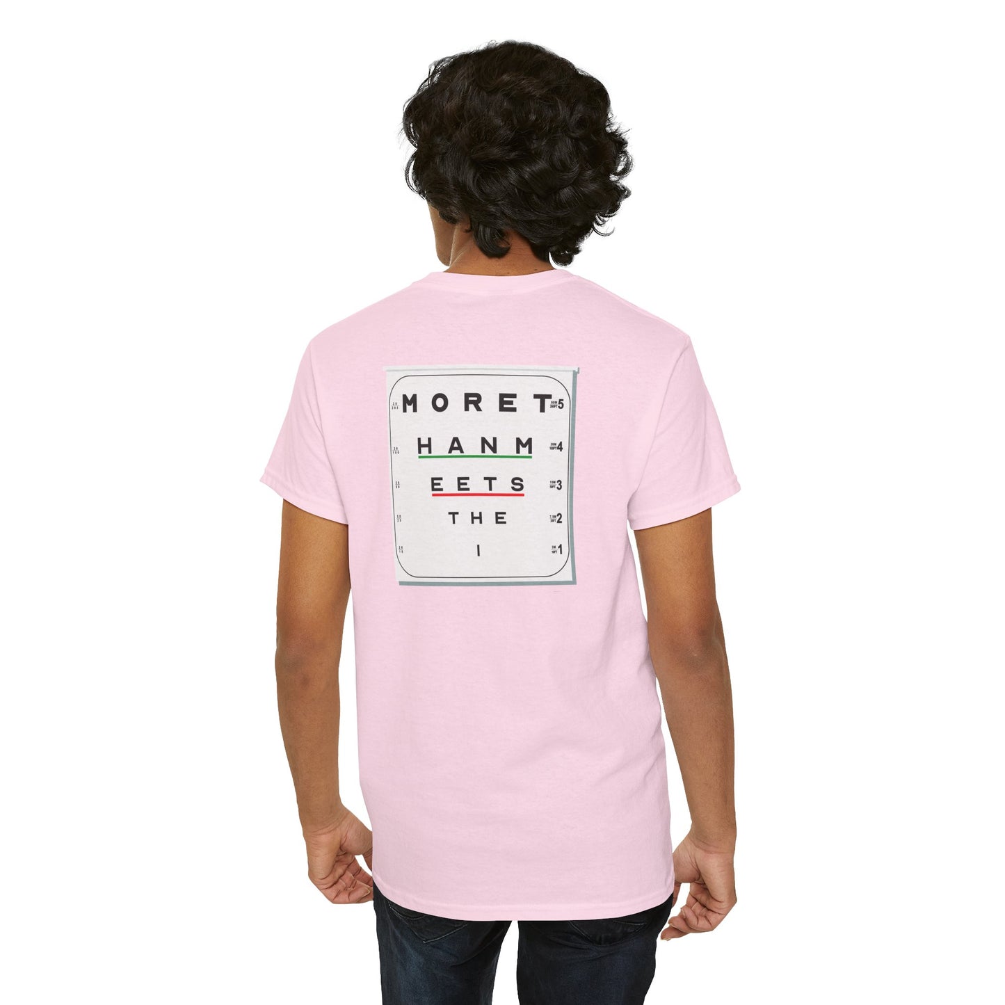 MORE THAN MEETS THE I TEST Unisex Heavy Cotton Tee