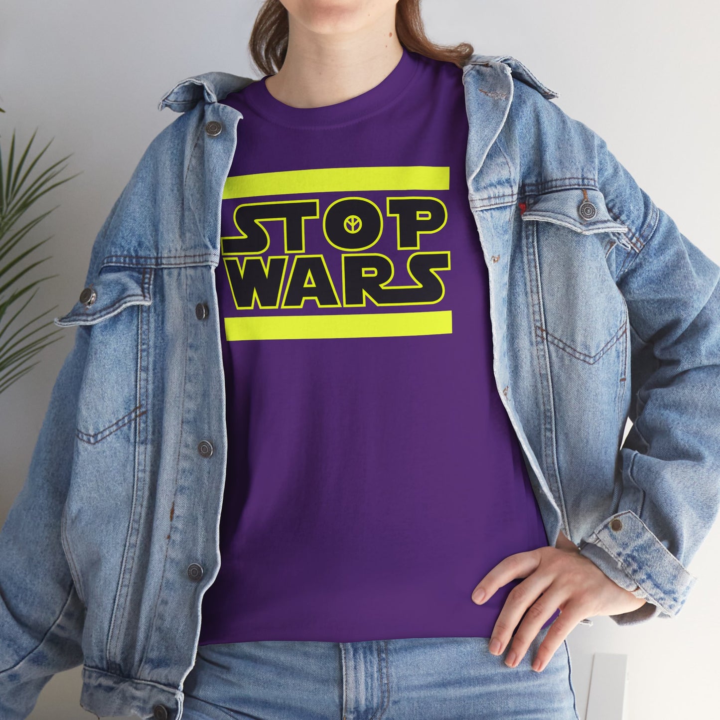 STOP WARS Unisex Heavy Cotton Tee