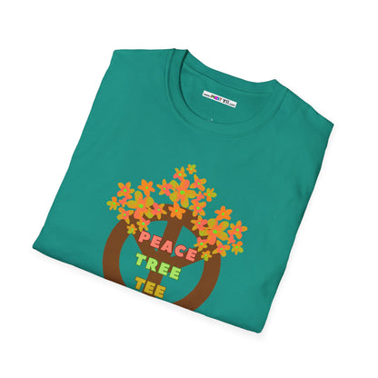 PEACE TREE TEE Unisex Softstyle 100% Cotton T-Shirt