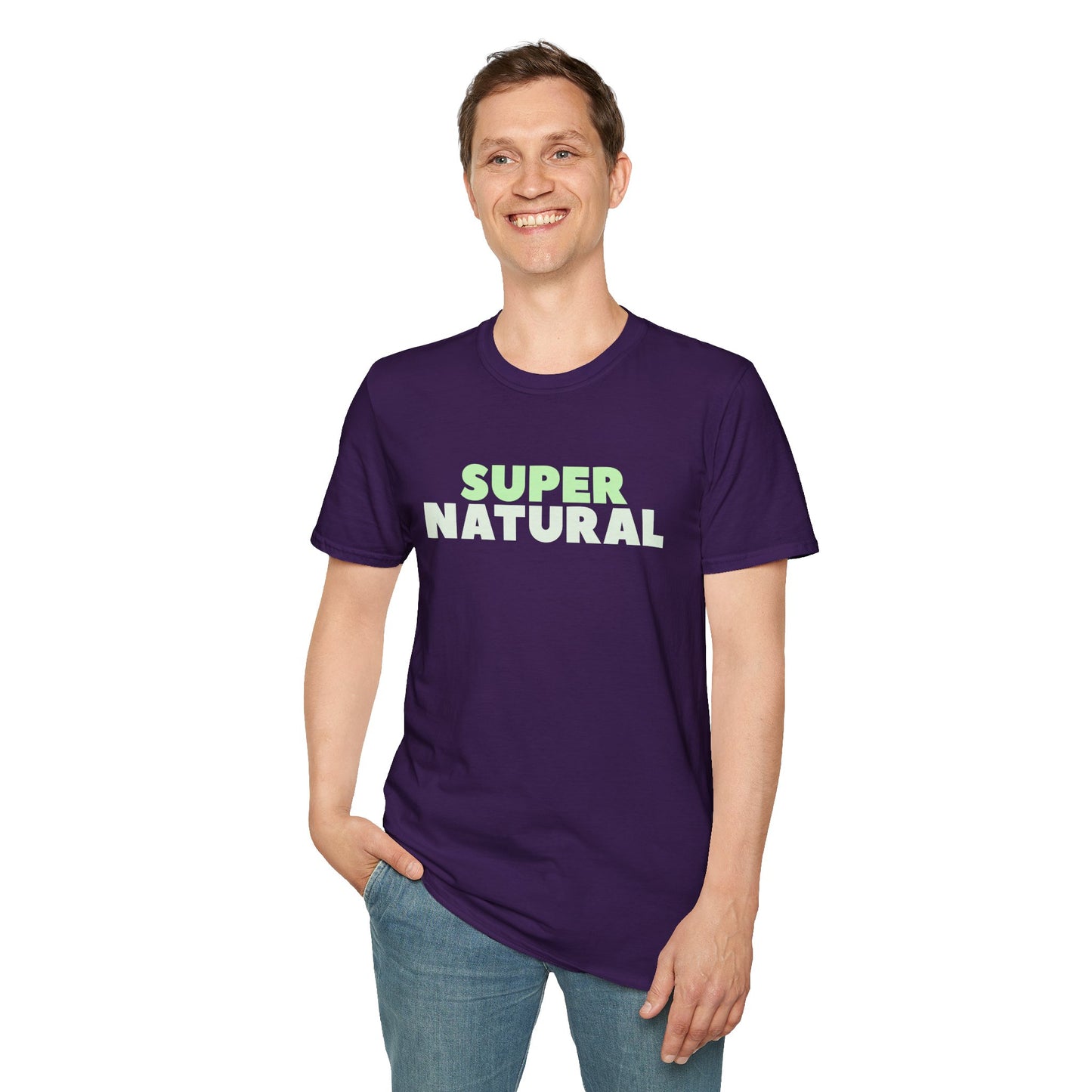 SUPER NATURAL Unisex Softstyle 100% Cotton T-Shirt