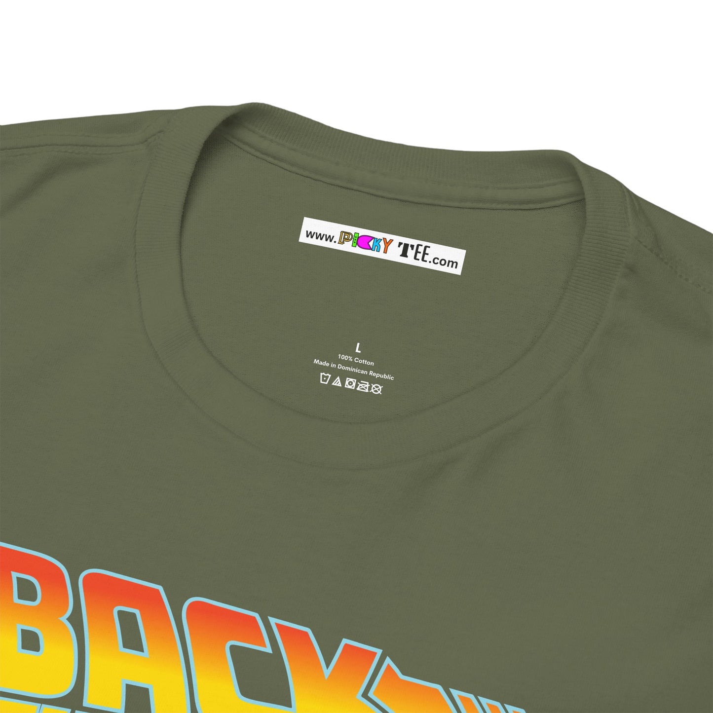 BACK THE FLUX UP Unisex Heavy Cotton Tee