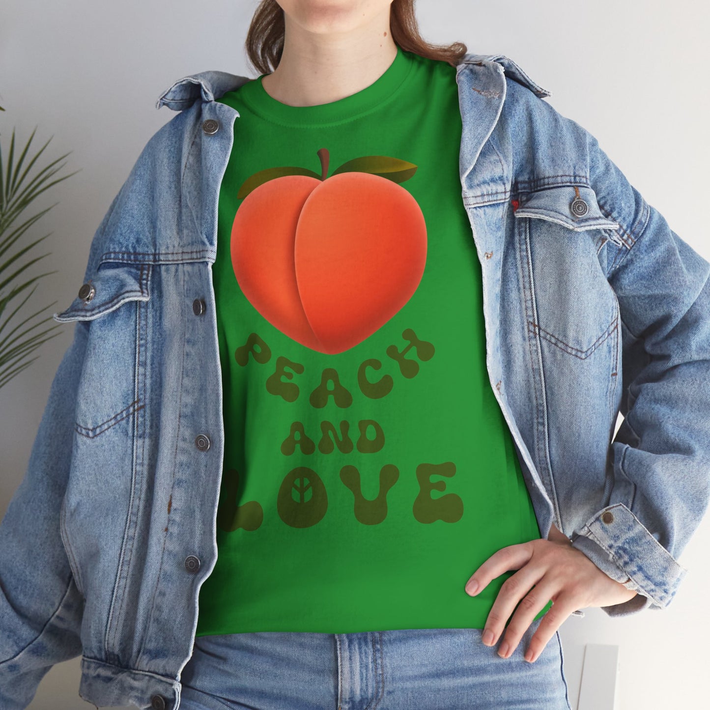PEACH AND LOVE Unisex Heavy Cotton Tee