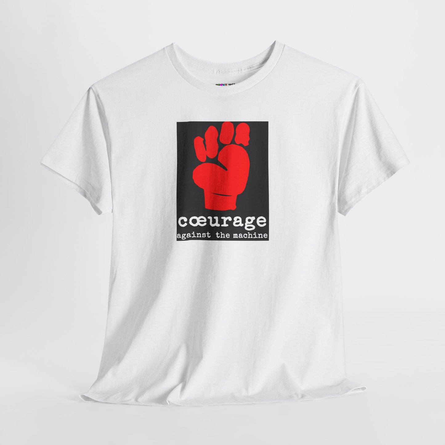 cœurage against the machine Unisex Heavy Cotton Tee