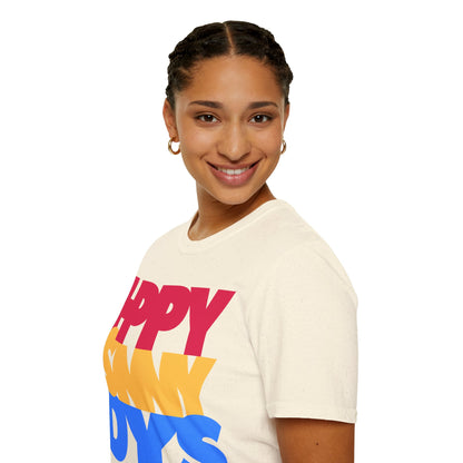 HPPY SNNY DYS Unisex Softstyle 100% Cotton T-Shirt