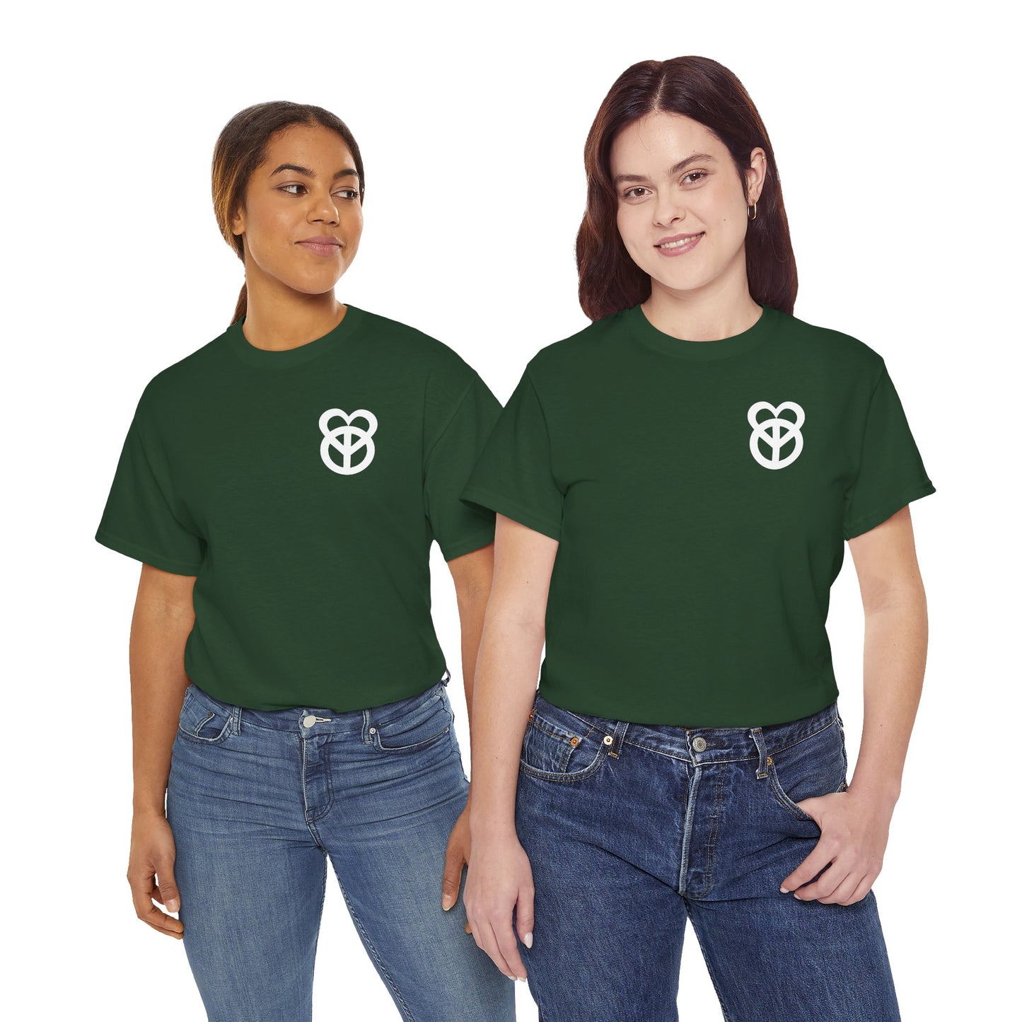 KEEP PEACE AND LOVE ON Unisex Heavy Cotton Tee