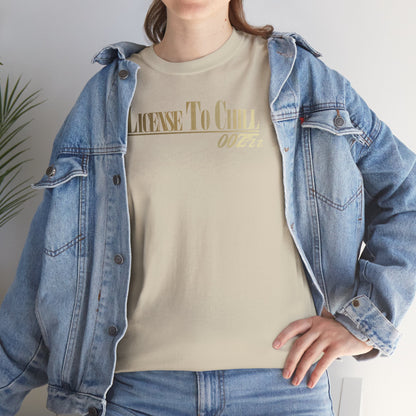 LICENSE TO CHILL 00Zzz Unisex Heavy Cotton Tee