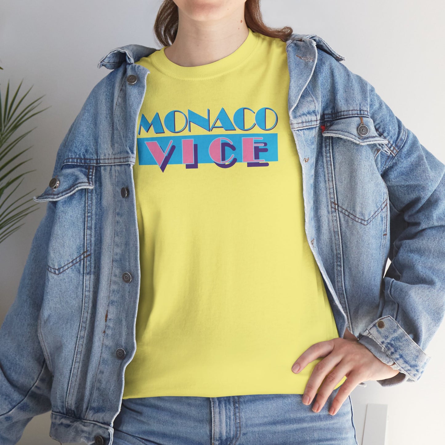 MONACO VICE Unisex Heavy Cotton Tee