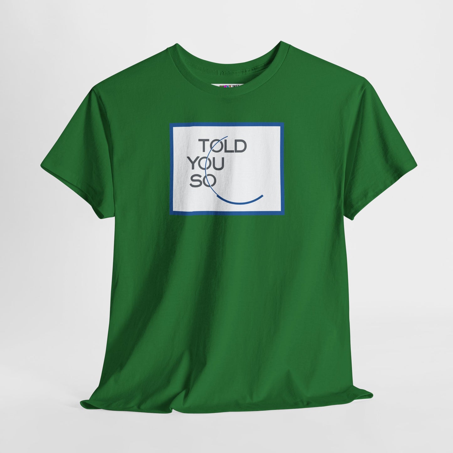 TOLD YOU SO Unisex Heavy Cotton Tee