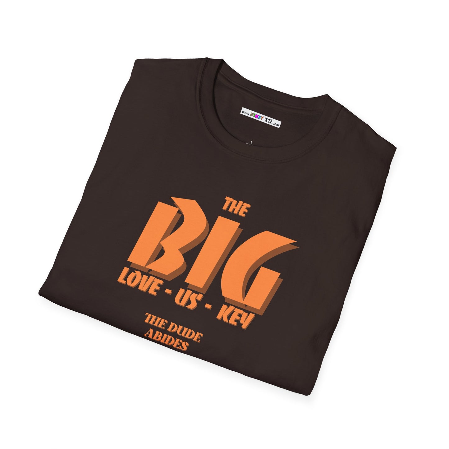 THE BIG LOVE-US-KEY Unisex Softstyle 100% Cotton T-Shirt