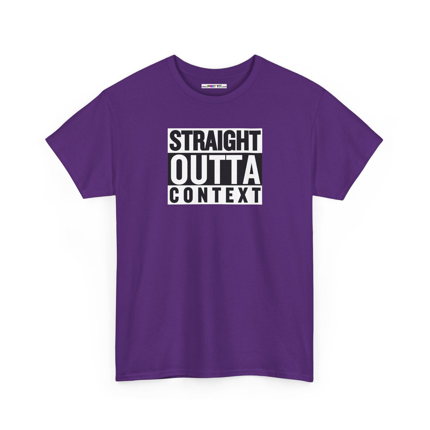 STRAIGHT OUTTA CONTEXT Unisex Heavy Cotton Tee