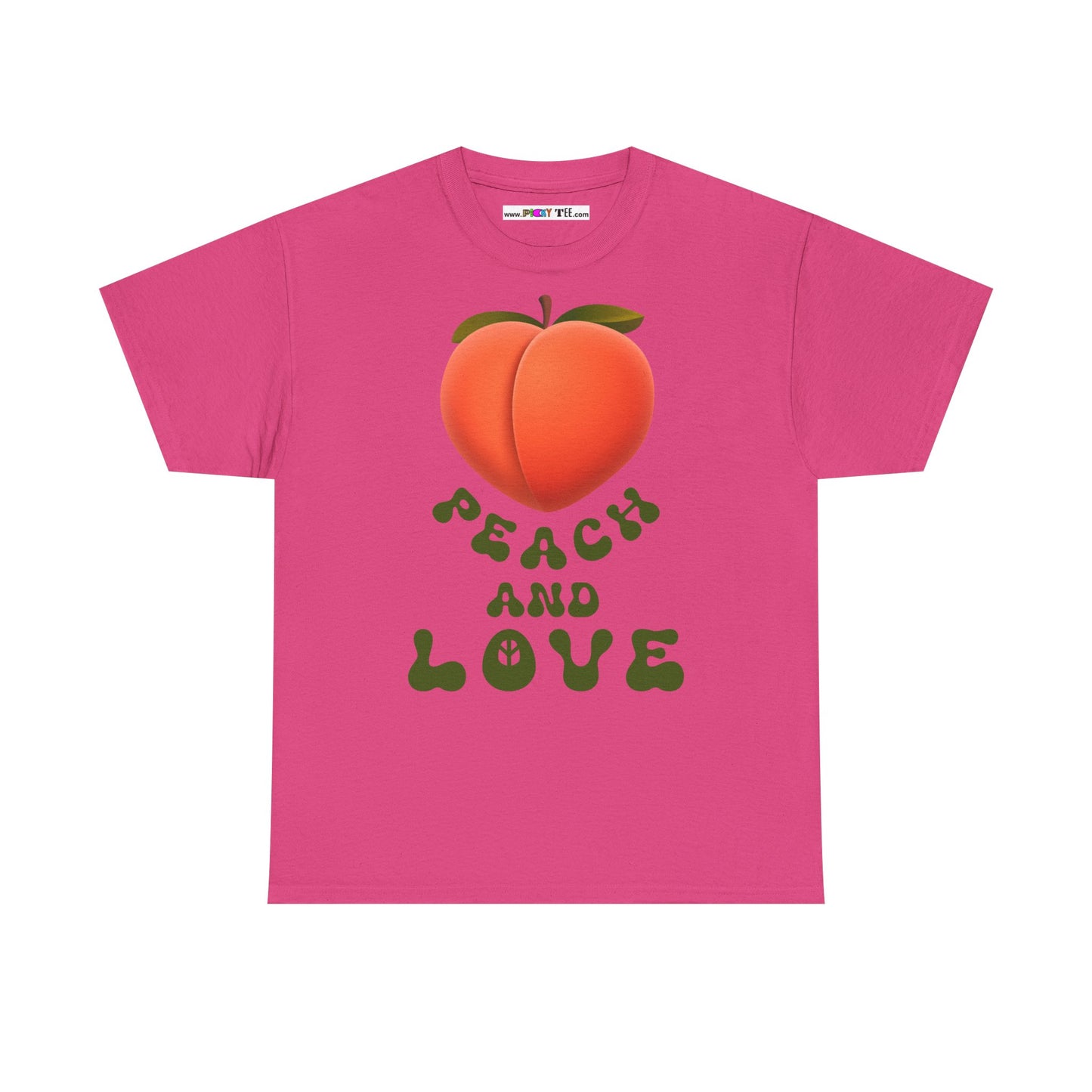 PEACH AND LOVE Unisex Heavy Cotton Tee