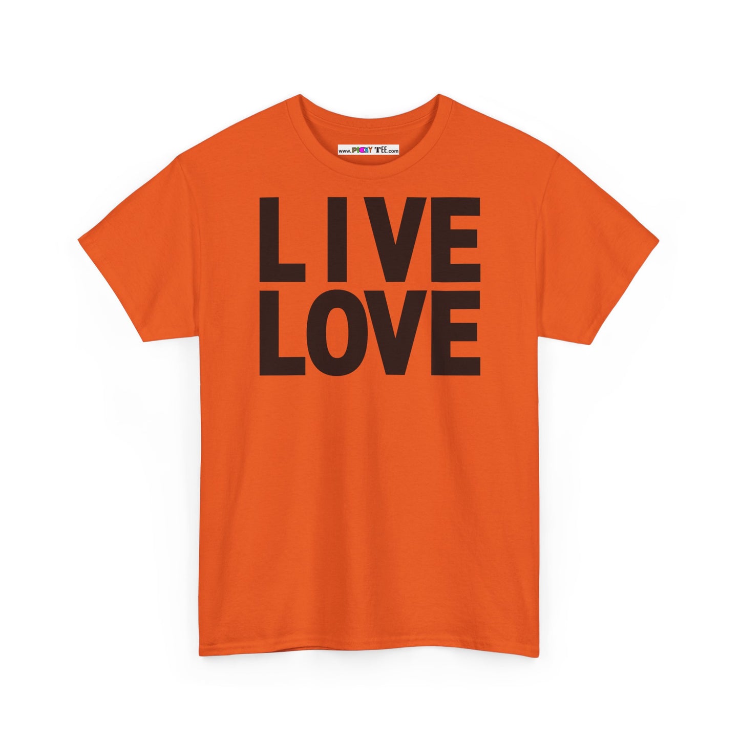 LIVE LOVE Unisex Heavy Cotton Tee