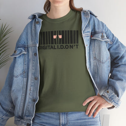 DIGITAL I.D.ON'T Unisex Heavy Cotton Tee